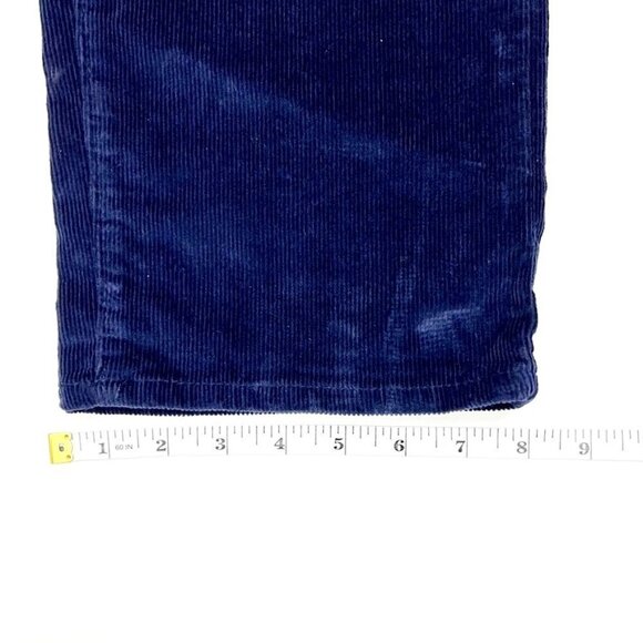 NWT Black Brown 1826 Pants Mens 36x34 Navy Blue Straight Leg Corduroy Classic - Picture 8 of 10